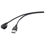 Renkforce RF-4609276 USB cable USB 2.0 USB-C plug USB-A plug 1m Black