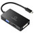 Renkforce Rf-4633066 Adapter USB-C To VGA HDMI DVI Black Audio Video Adapters