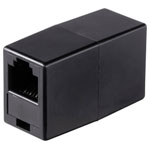 Renkforce RF-4679562 Phone Adapter RJ11 Socket to RJ11 Socket Black