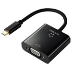 Renkforce Rf-4679564 USB-C VGA Adapter Black 10Cm For Monitor Or Tv Use