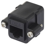 Renkforce RF-4712202 Networks Adapter CAT 6 Black RJ45 socket to RJ45 socket