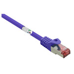 Renkforce RF-4724922 RJ45 CAT6 S/FTP patch cable 3m Violet gold plated connector