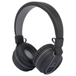 Renkforce RF-4731720 RF-BTK-100 On-ear headset Bluetooth Black/Grey Foldable
