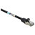 Renkforce RF-4732884 RJ45 Network cable black CAT 5e F/UTP 5m incl. detent