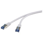 Renkforce RF-4737368 RJ45 Network cable CAT 6A S/FTP 1.00 m Grey flexible