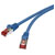 Renkforce RF-4737384 Network cable patch CAT 6 SFTP Blue 0.15 m gold plated
