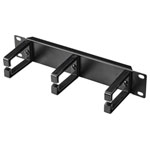 Renkforce RF-4746652 Cable bracket Fixed Black 10 inch For Cabinet Depth > 300mm