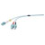 Renkforce RF-4755212 Fibre Optic Cable Turquoise Fibreglass 1.00 m LC-SC