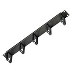 Renkforce RF-4755508 Server rack cable duct Black 482.6mm 19 inch