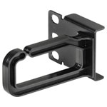 Renkforce RF-4870824 19 inch Cable bracket 360 degree swivel black 200 mm