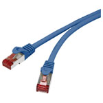 Renkforce RF-4979746 RJ45 Network cable patch cable CAT 6 S/FTP 1m Blue