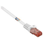 Renkforce RF-5043882 Network cable CAT 6 U/UTP 3m White Halogen-free