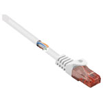 Renkforce RF-5043884 RJ45 Network cable CAT 6 U/UTP 2m White Halogen-free