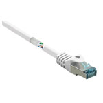 Renkforce RF-5043912 RJ45 Network cable CAT 6A S/FTP 10m White flame-retardant