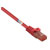 Renkforce RF-5047416 Network cable CAT 6 U/UTP Red 0.50 m Flame-retardant