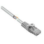 Renkforce RF-5047502 Network cable patch CAT 5e U/UTP Grey 5m incl. detent