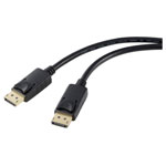 Renkforce RF-5245270 DisplayPort Cable Black 5m 4K UHD Monitor Cables