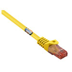 Renkforce RF-5370038 CAT 6 U/UTP patch cable Yellow Halogen-free 10m