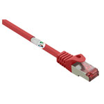 Renkforce RF-5372562 RJ45 Network cable Red CAT 6 S/FTP 0.25m Gold connectors