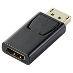Renkforce Rf-5506962 Displayport HDMI Adapter Black Gold Plated Connectors