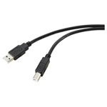 Renkforce RF-5720400 USB cable USB 2.0 USB-A to USB-B 15m Black