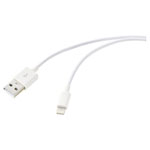 Renkforce RF-5724084 USB cable USB 2.0 USB-A to Lightning White 1m
