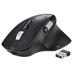 Renkforce RF-5874358 Wireless Optical Mouse Black 8 Buttons 3200 dpi Ergonomic