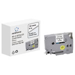 Renkforce RF-6027796 Labelling tape transparent black font 12mmx8m