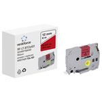 Renkforce RF-6027818 Labelling tape red black 12mm x 8m compatible TZe-431