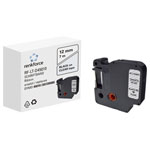 Renkforce RF-6027820 Labelling tape Transparent Black 12mm 7m Label Rolls