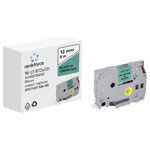 Renkforce RF-6027828 Labelling tape Green 12 mm Black font 8 m length