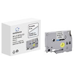 Renkforce RF-6027832 Labelling tape Transparent Black 9mm x 8m Replaced TZe-121