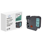 Renkforce RF-6027848 Labelling Tape Green Black 12mm 7m Replacement DYMO D1