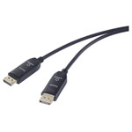 Renkforce RF-6117770 Fibreglass DisplayPort Cable Black 20m 8K UHD