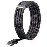 Renkforce RF-6437924 USB 2.0 cable USB-C USB-A Black 1m Fabric sleeve