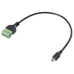 Renkforce RF-6443960 USB 2.0 Adapter cable Mini B to Clip terminal 30 cm PVC