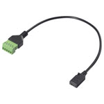 Renkforce RF-6443962 Adapter cable USB 2.0 Mini B to Clip terminal 30 cm PVC