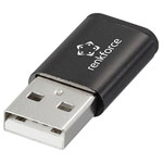 Renkforce RF-6615904 USB data blocker Adapter USB-A plug to USB-C socket