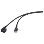 Renkforce RF-6721078 USB Cable USB-C to USB-C Black 1.00 m 180 degree connector