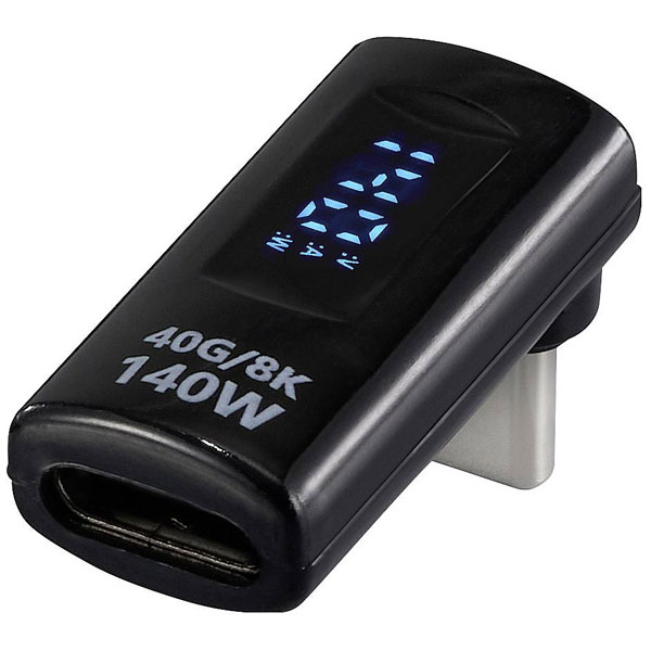 Renkforce RF-6826674 Adapter USB-C Plug to Socket USB4 L-Type 8K 1...