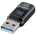 Renkforce RF-6826678 Adapter USB-A Plug USB-C Skt USB3.2 PD36W Digital Display