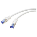 Renkforce RF-6830456 RJ45 Cat6A patch cable white 5m S/FTP