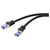 Renkforce RF-6830462 RJ45 Network cable CAT 6A S/FTP 2m Black 1 piece