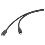 Renkforce RF-6830470 USB cable USB 3.2 Gen 2 USB-C plug 2m Black twisted pairs