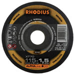 Rhodius 207438 Cutting disc straight 115 mm Stainless Steel