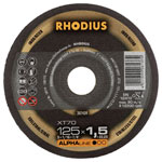 Rhodius 207439 Cutting disc straight 125 mm Stainless Steel