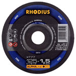Rhodius 208701 Cutting disc straight 125mm steel abrasive 1pc