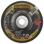 Rhodius 210657 Grinding disc Dia 150 mm Bore 22.23 mm Stainless steel