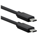Roline 11.02.9072 USB 3.2 2x 2nd Gen USB-C plug cable Black Shielded 1.50m