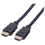 Roline 11.04.5545 HDMI Cable HDMI-A plug 5m Black 4K UHD Shielded